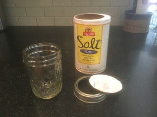 Salt shaker fromMason Jar