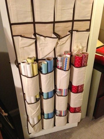 gift-wrap organizing